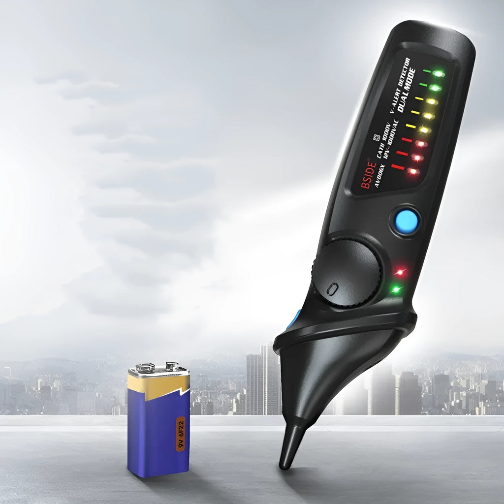 Smart sensor test pencil with round head for high-pressure electrical testing applications