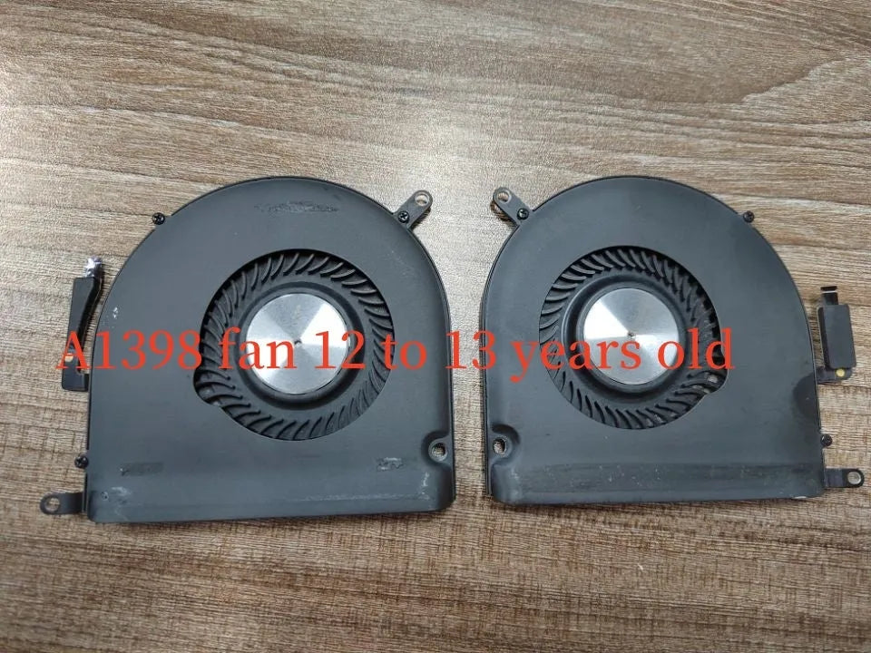MacBook Pro A1398 laptop replacement cooling fan for 12-inch and 13-15-inch models