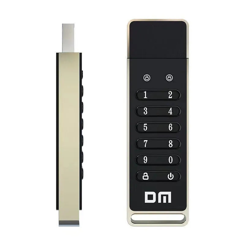 64GB fingerprint security USB 3.0 flash drive with metal casing for confidential file protection