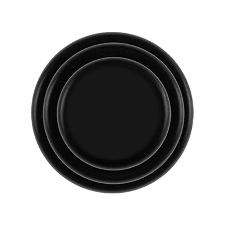Black and luminous glow-in-the-dark silicone car door edge protector shock pads, 20mm thick.