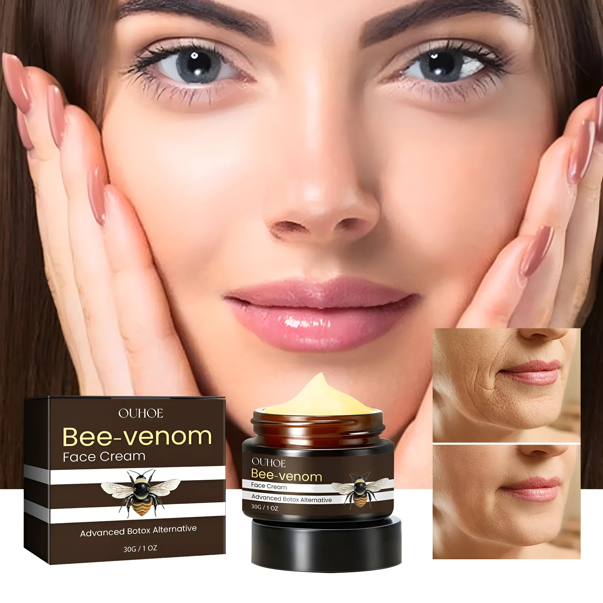 OUHOE Bee Firming Cream 30g hydrating nourishing facial treatment product