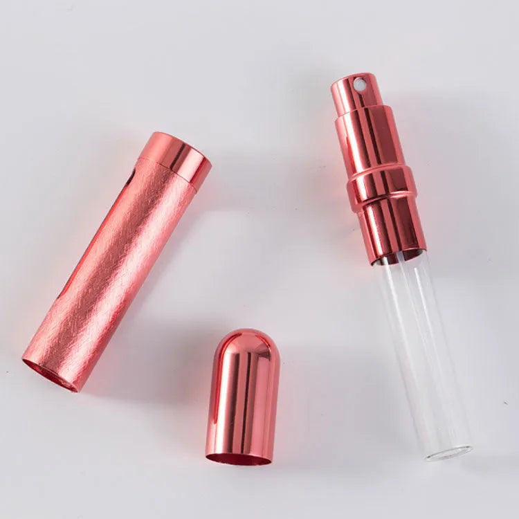 12ml aluminium travel perfume bottle with glass liner in multiple colour options