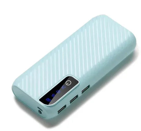 20000mAh portable mini power bank showing compact size with USB charging ports