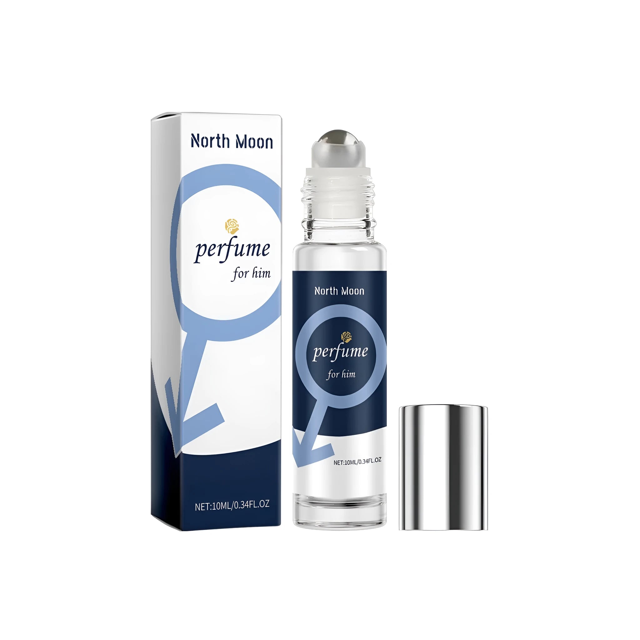 10ml men's perfume spray bottle with bergamot, patchouli and jasmine extracts