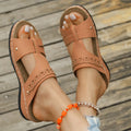 Slope heel Roman style slippers with fish mouth toe holder in multiple colour options