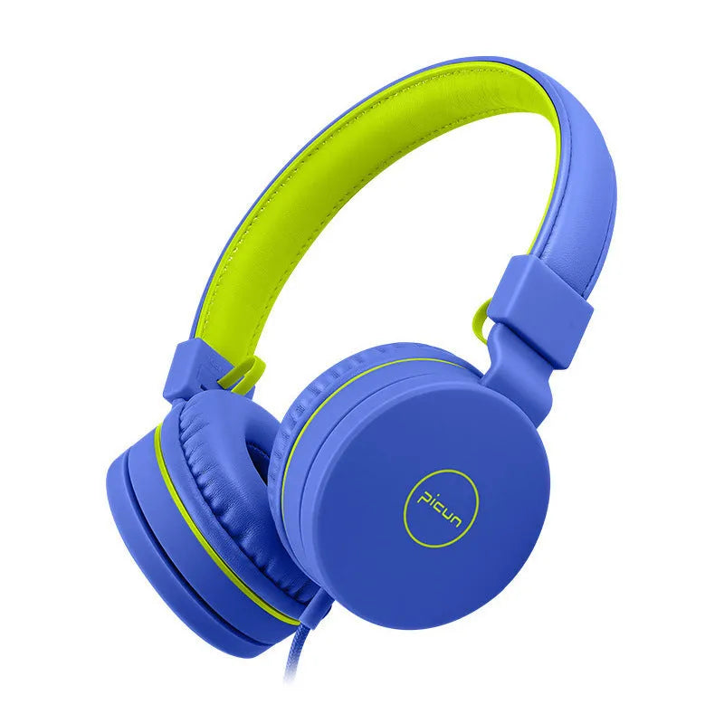 Wired over-ear gaming headset with microphone in mint green colour, showing braided cable and protein ear cushions.