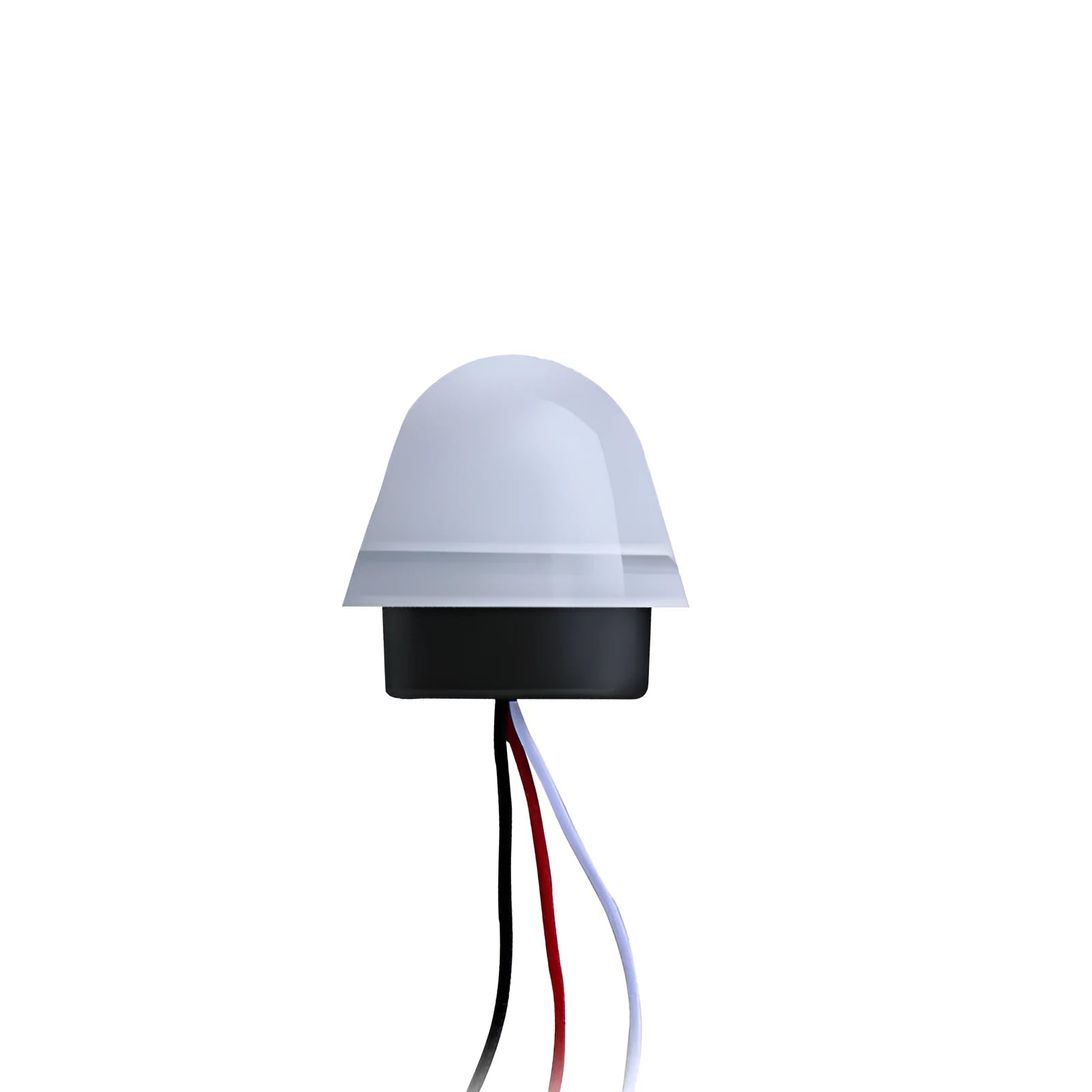 White automatic induction street lamp with 3-5 metre sensor range