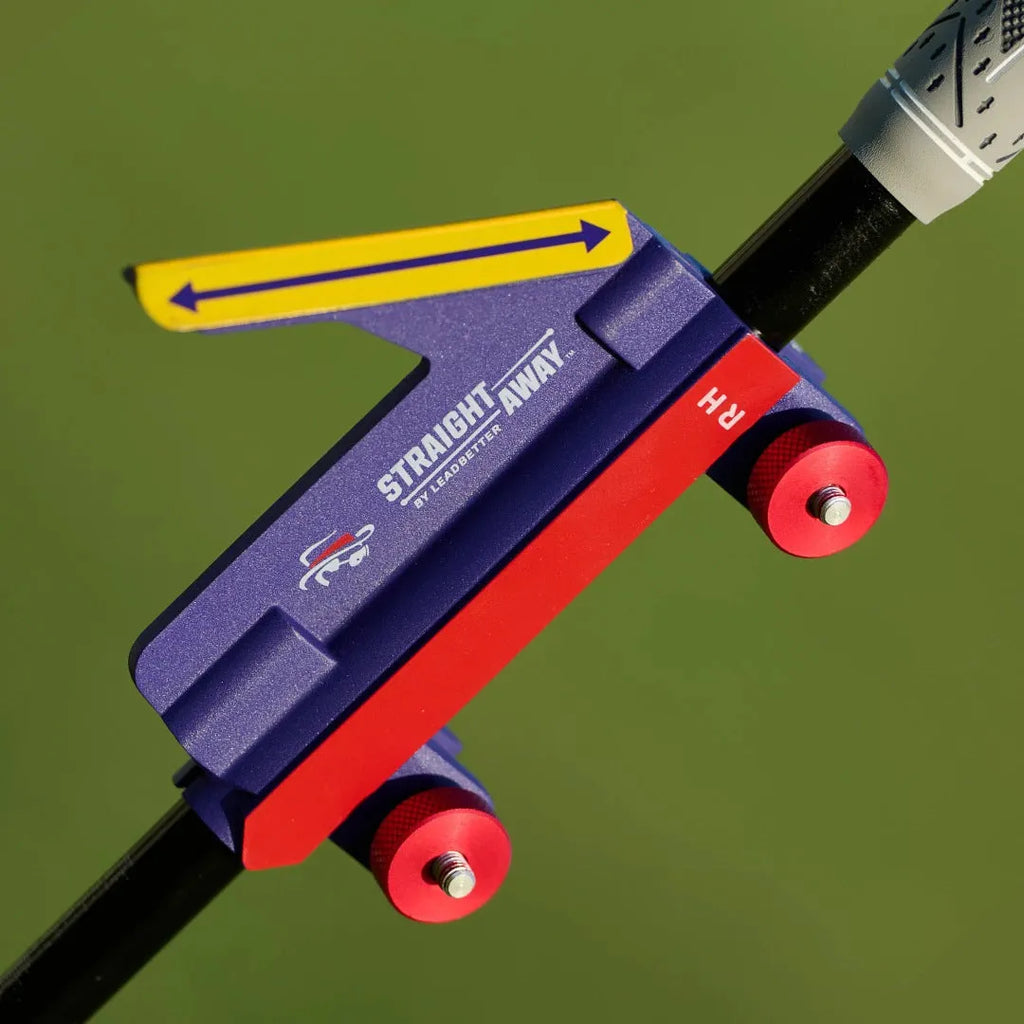Plastic golf swing plane simulator training aid with alignment guide for swing mechanics