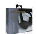 Wireless Bluetooth headset with 40mm speakers in black, blue, grey, or white colour options