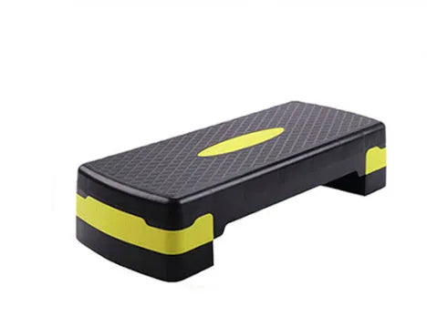 Fit Step aerobic stepper fitness equipment in grey, green, or orange colours