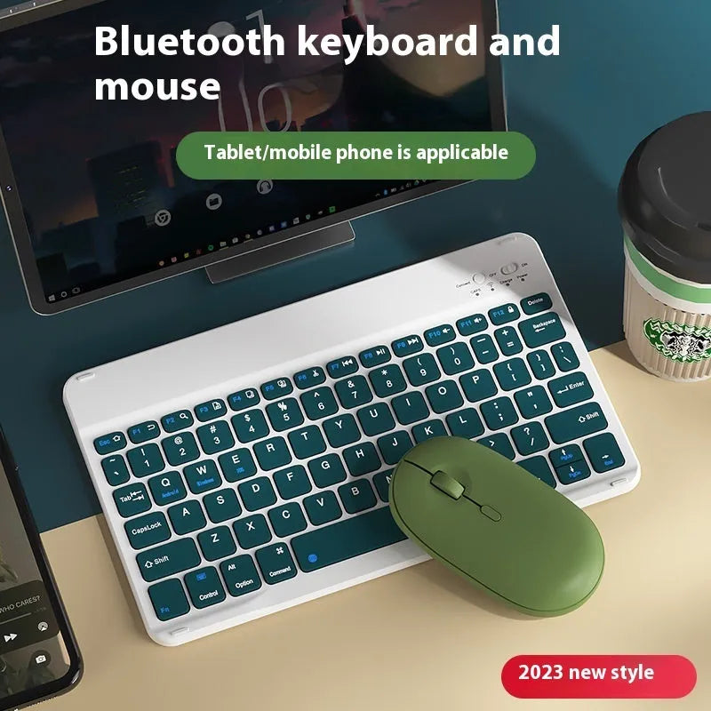 Bluetooth keyboard for girls tablet PC in various colours including elegant white, pink, green, blue, lavender, and yellow options