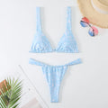 Women's floral printed bikini swimsuit in polyester available in multiple colours and sizes