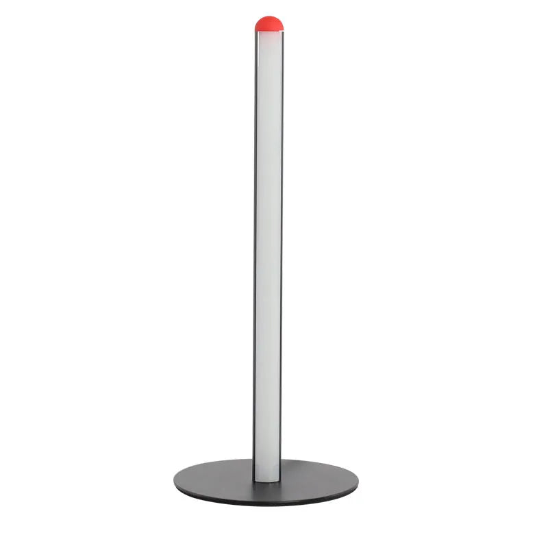 Vertical aluminum alloy floor lamp in modern simplicity style with USB power connection