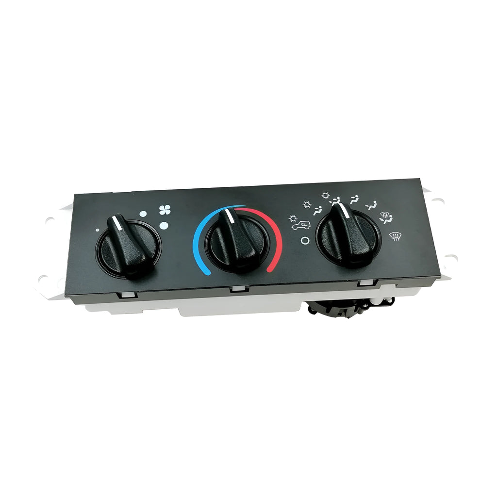 Jeep Wrangler 2005-2006 black air conditioning control panel with OE number 55056558AA