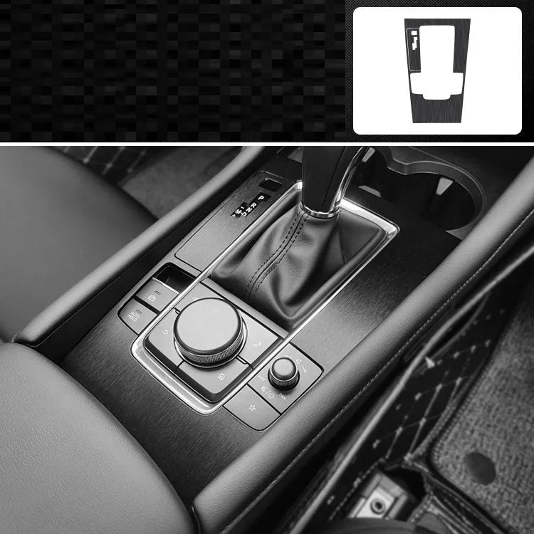 Unksera car interior decorative film sticker kit for centre console, instrument panel, and door handle modification