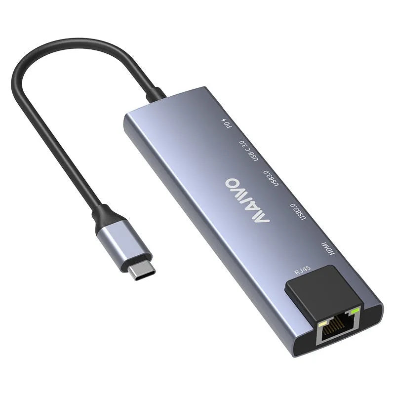 Steam Deck six-in-one docking station with HDMI, Ethernet, and USB ports