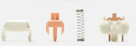 Panda-style mechanical keyboard switch shaft component for DIY keyboard modification