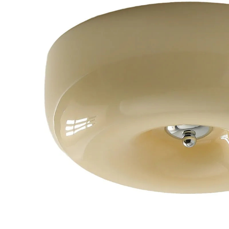 Cream style American design bedroom ceiling lamp with three-colour lighting in 30cm or 40cm diameter