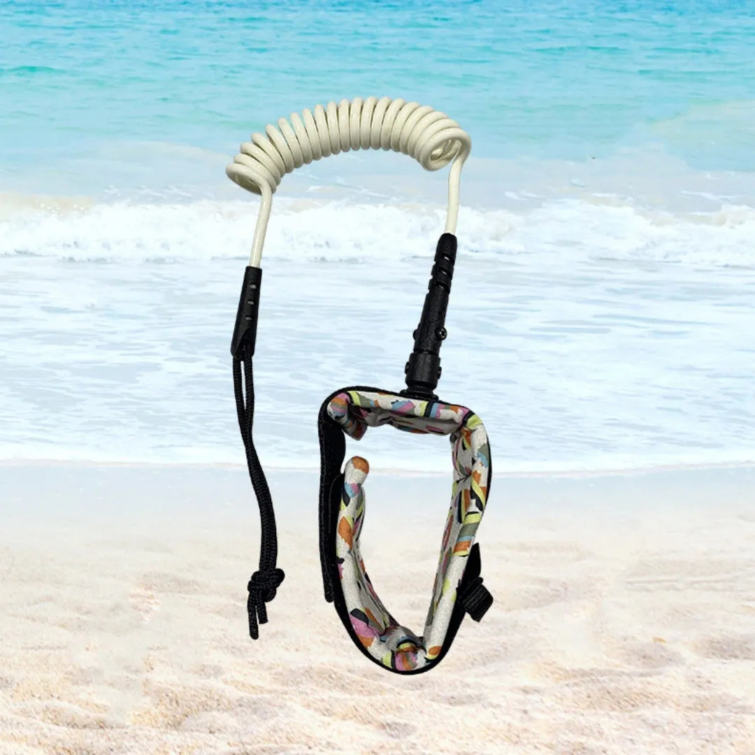 Surfboard hand holding rope for water sports with high elastic 50kg tension construction