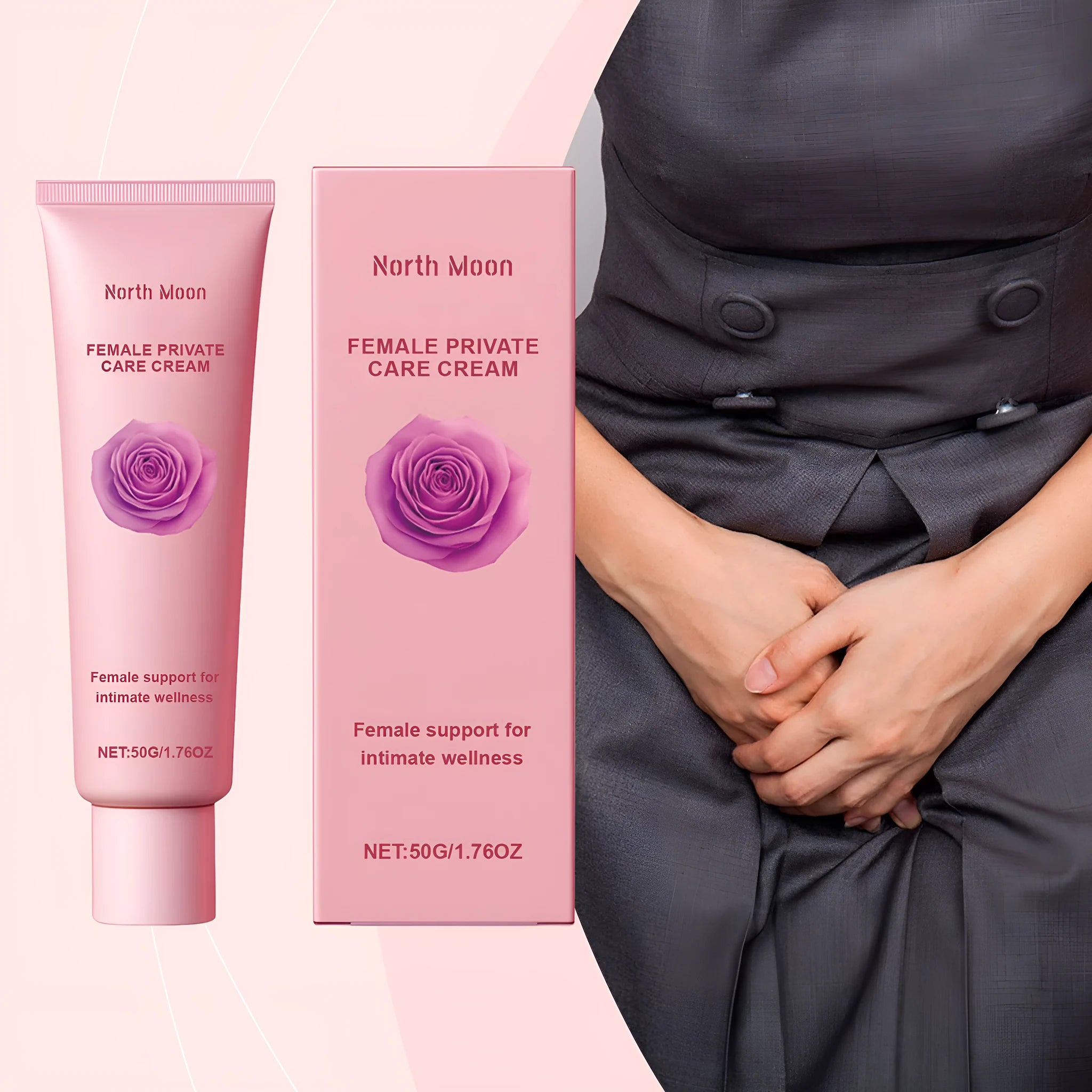 50g daily moisturising cream container for dry tender skin with glycerol and botanical extracts