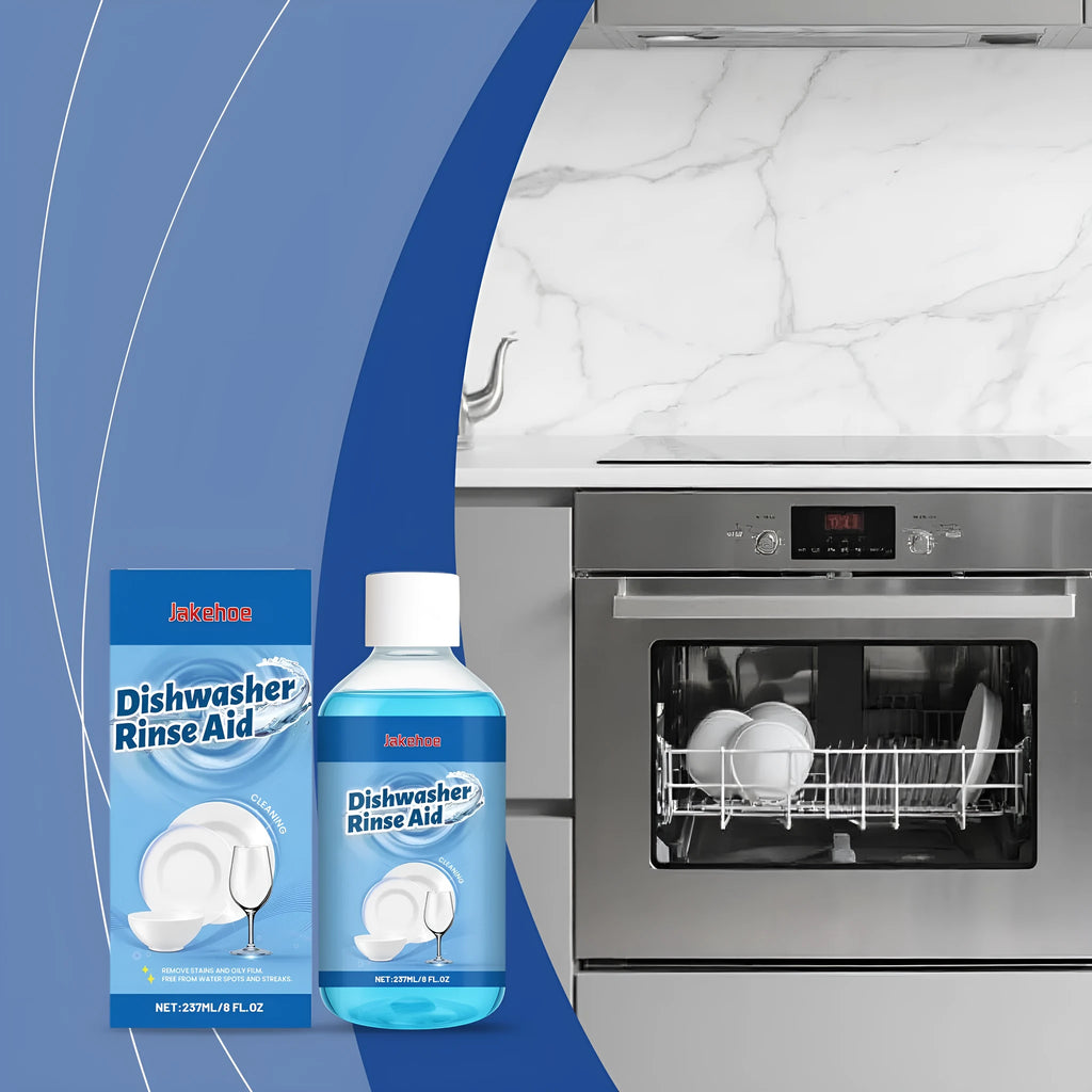 237mL dishwasher detergent aid bottle for kitchenware stain removal and oil cleaning
