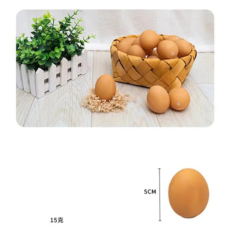 TPU simulation egg dog toy with sound feature for chewing and play