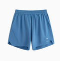 Men's black spandex running shorts with laser-stitched seams for breathability, shown in an athletic pose.