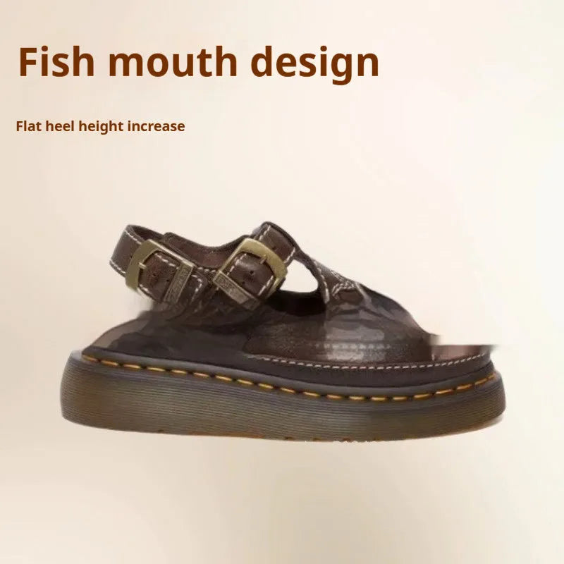 Men's black embroidered floral beach sandals with a flat heel, showing PU upper material.