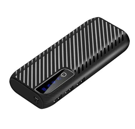 20000mAh portable mini power bank showing compact size with USB charging ports