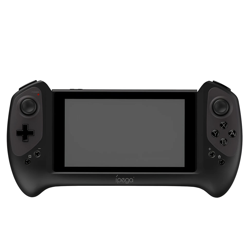 Black Bluetooth wireless gamepad for Nintendo Switch with textured thumbsticks