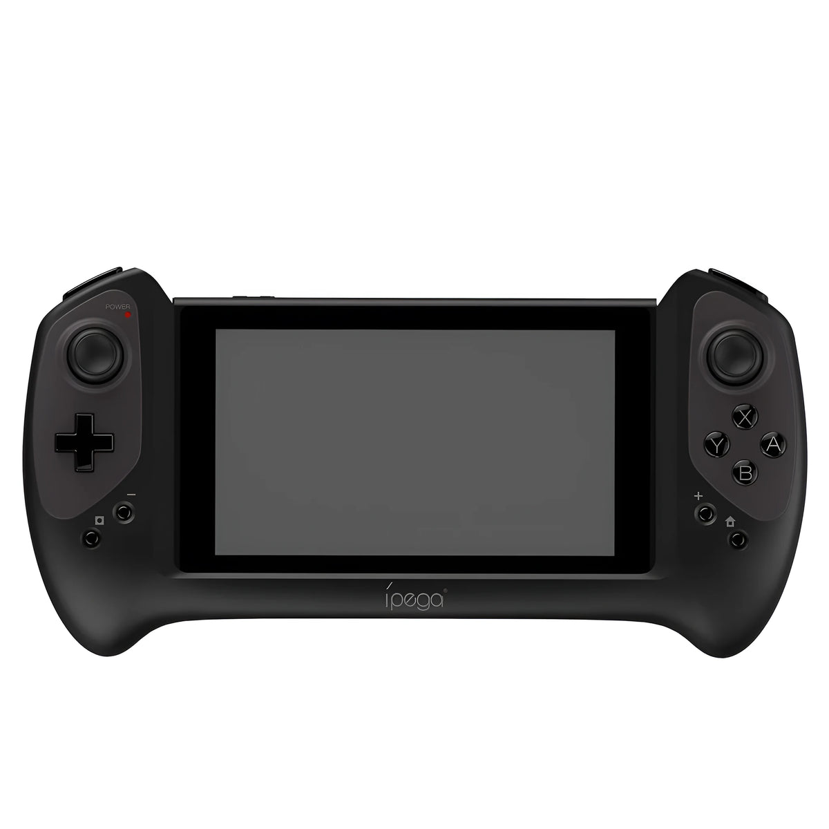 Black Bluetooth wireless gamepad for Nintendo Switch with textured thumbsticks