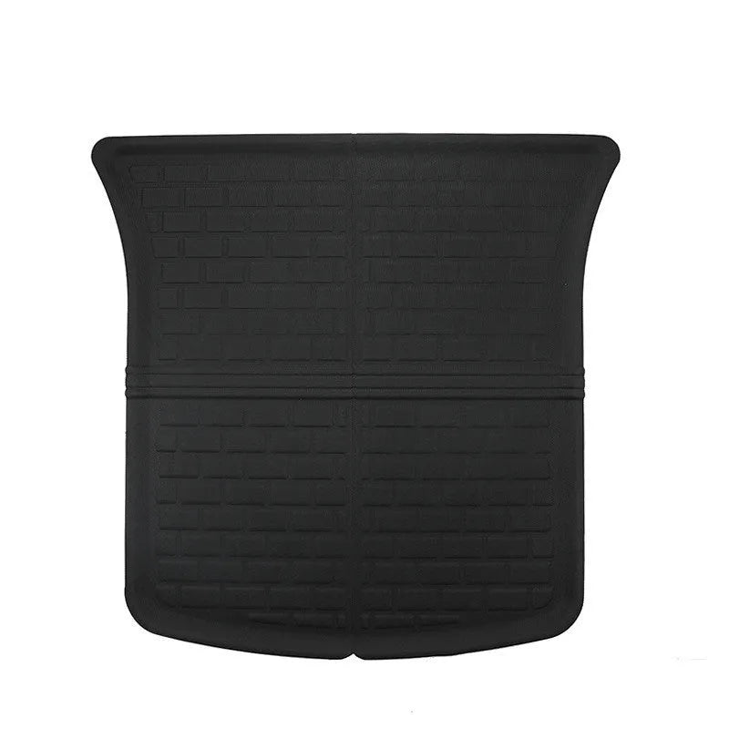 TPR material floor mat set for Tesla Model Y including foot mats, storage box mats, and tailbox mats.