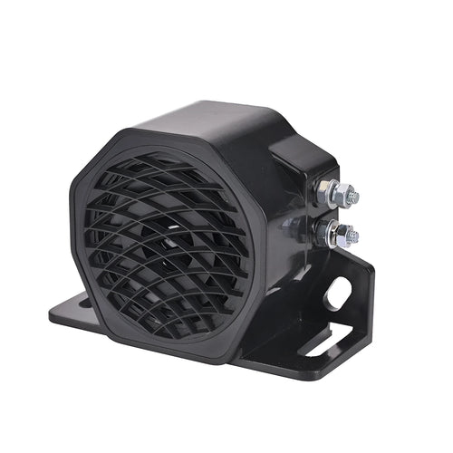 Black GQ-208A 12-80V reversing horn buzzer for vehicle safety with 105dB sound level