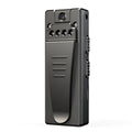 Black 1080p HD digital video camera with 90-degree rotation capability for flexible positioning
