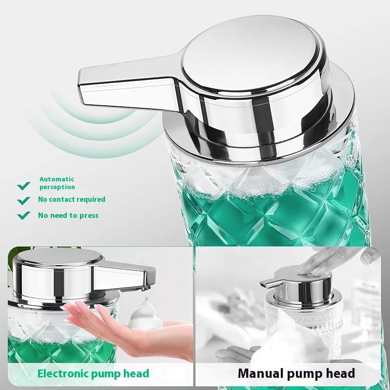 Automatic sensor soap dispenser with PET construction and type-c charging port