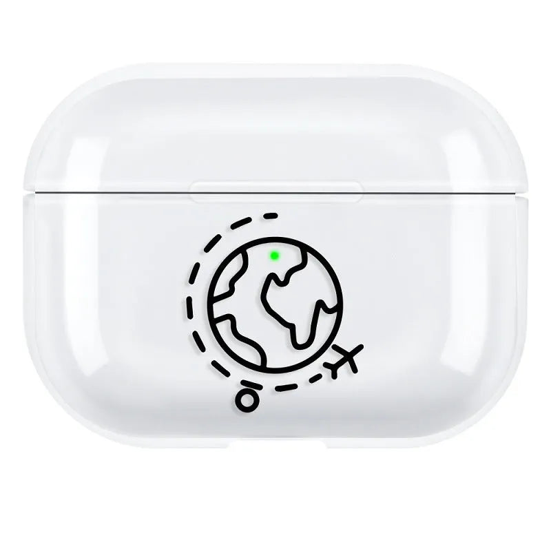 Transparent PC protective case for Apple AirPods Pro3 wireless earbuds