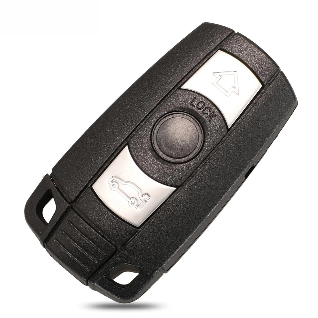 BMW CAS3 semi-intelligent three-button remote car key fob replacement.