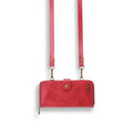 Detachable wallet backpack phone case with leather flip cover for iPhone and Samsung devices