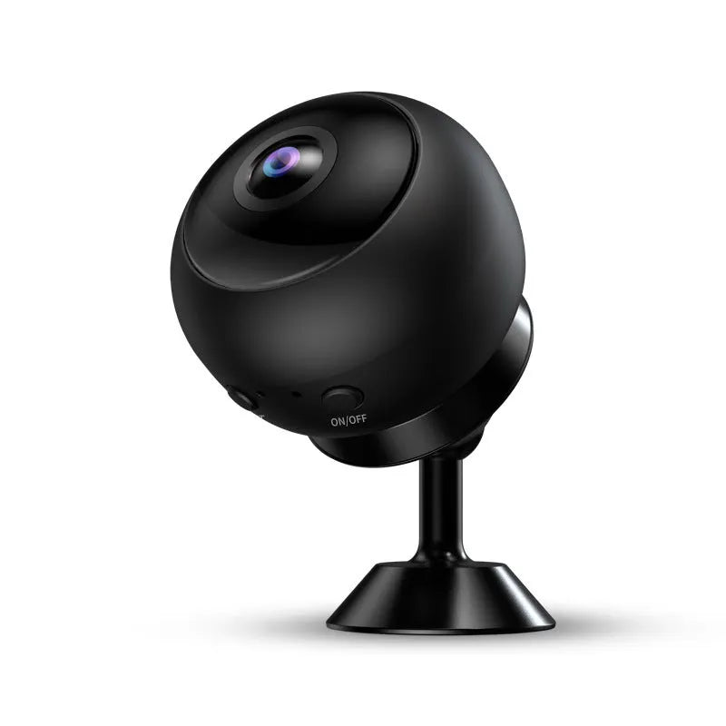 1080p wireless Wi-Fi surveillance camera with ABS housing and USB cable