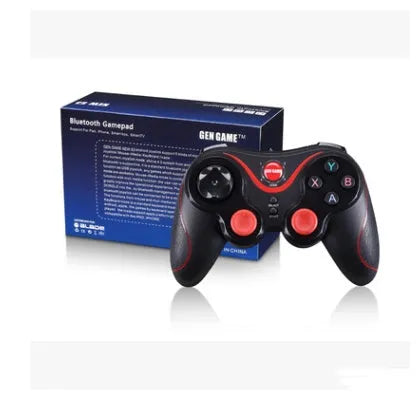 Black X3 Bluetooth wireless game controller for Android mobile phones.