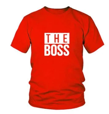 Men's loose fit printed T-shirt with short sleeves and round neck