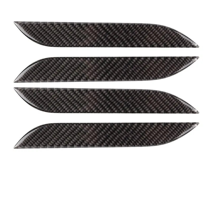 Carbon fibre door handle protection stickers for Tesla Model S anti-scratch application