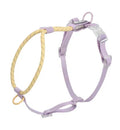 Solid colour PVC dog hand holding rope leash, 120cm long, in dark red purple yellow or taoyao green.