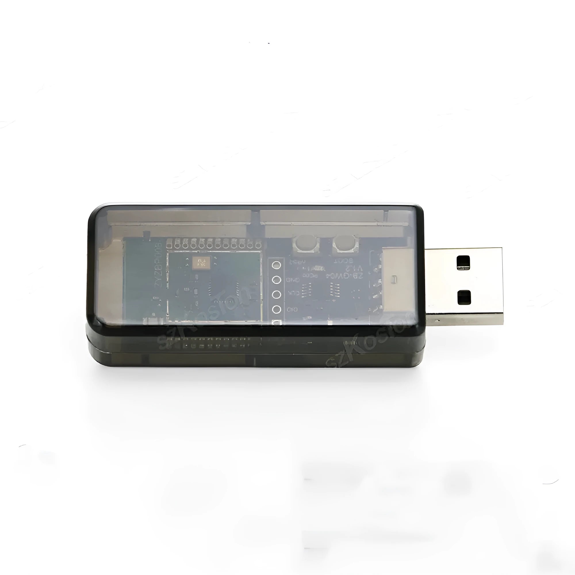 Silicon Labs EFR32MG21 Zigbee 3.0 USB dongle in plastic shell for Home Assistant