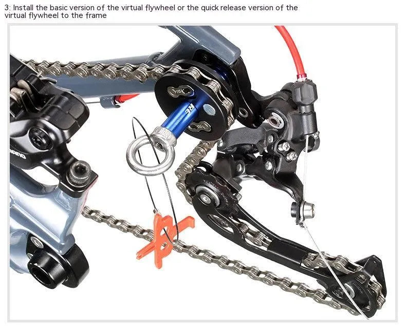 Aluminium bicycle chain holder tool with three format versions for workshop maintenance