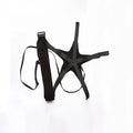 Black football juggling belt made from diving suit fabric with 2 metre length for individual training