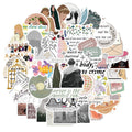 Graffiti colour cartoon pattern waterproof adhesive stickers for luggage and notebook decoration