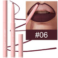 Set of 12 velvet matte lip liner pencils in a range of colours for easy application and definition.