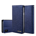 PU leather flip phone case for Apple iPhone with card storage pocket in multiple colour options