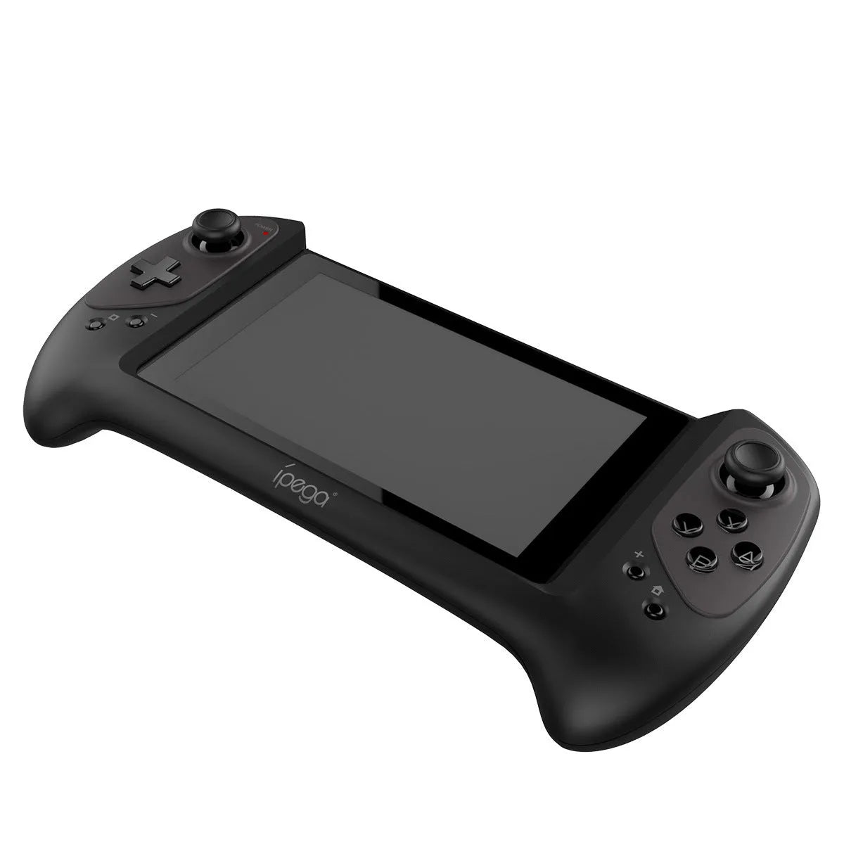 Black Bluetooth wireless gamepad for Nintendo Switch with textured thumbsticks